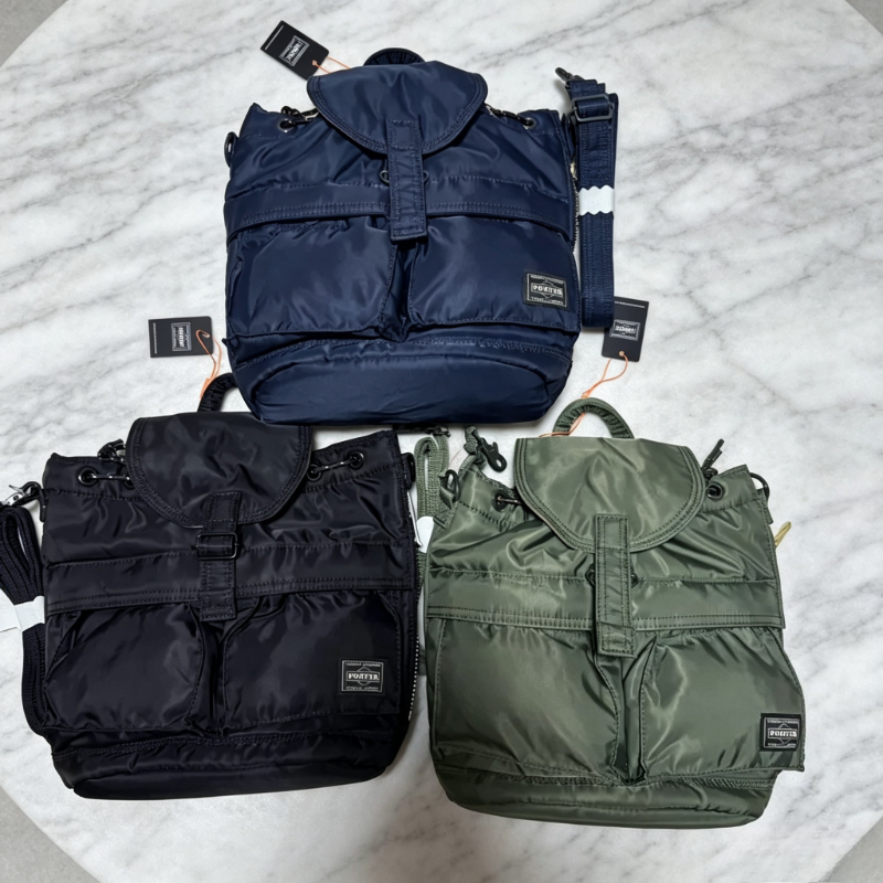 Canvas Backpack Casual - 포터 나일론 소형 백팩 경량 방수